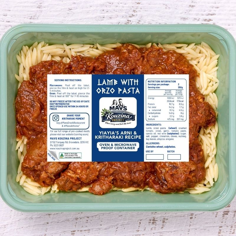 Lamb & Orzo Pasta
